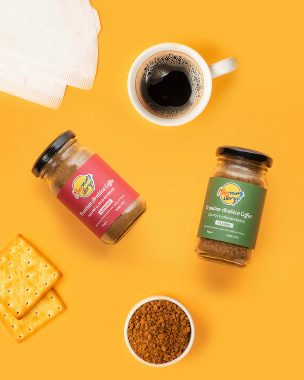 Classic Coffee + Hazelnut Coffee + Vanilla Coffee + Caramel Coffee